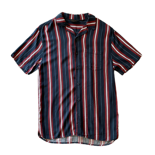 Striped Button Up Shirt - Men’s M