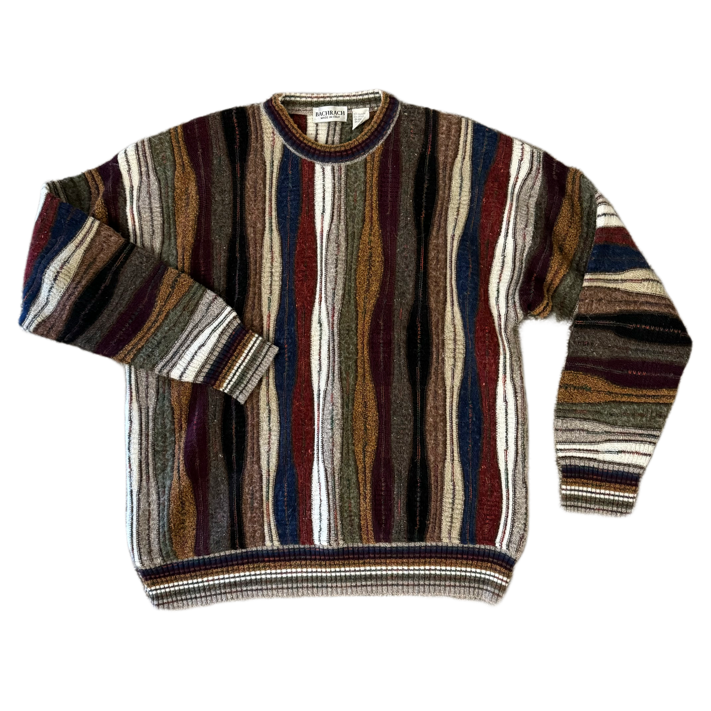 Bachrach Mohair Striped Sweater - Men’s L