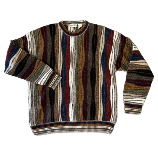 Bachrach Mohair Striped Sweater - Men’s L