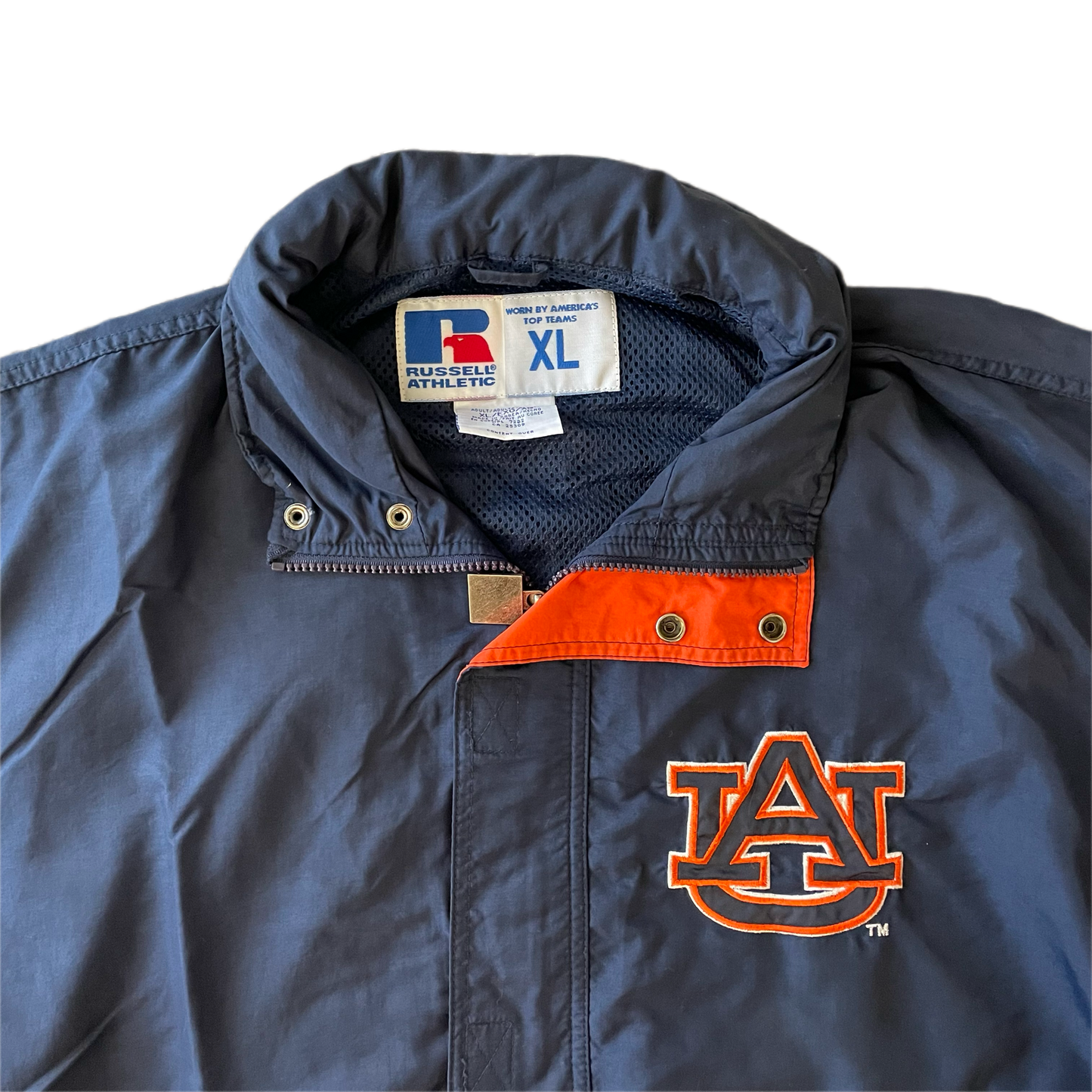 Russell Athletic Auburn Full Zip Windbreaker - Men’s XL