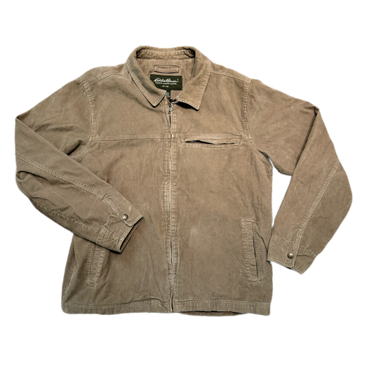 Eddie Bauer Full Zip Corduroy Overshirt - Men’s XLT