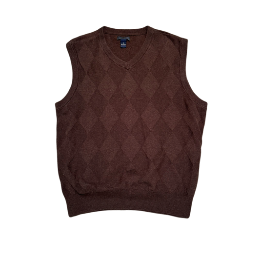 Saddlebred Diamond Pattern Sweater Vest - Men’s M