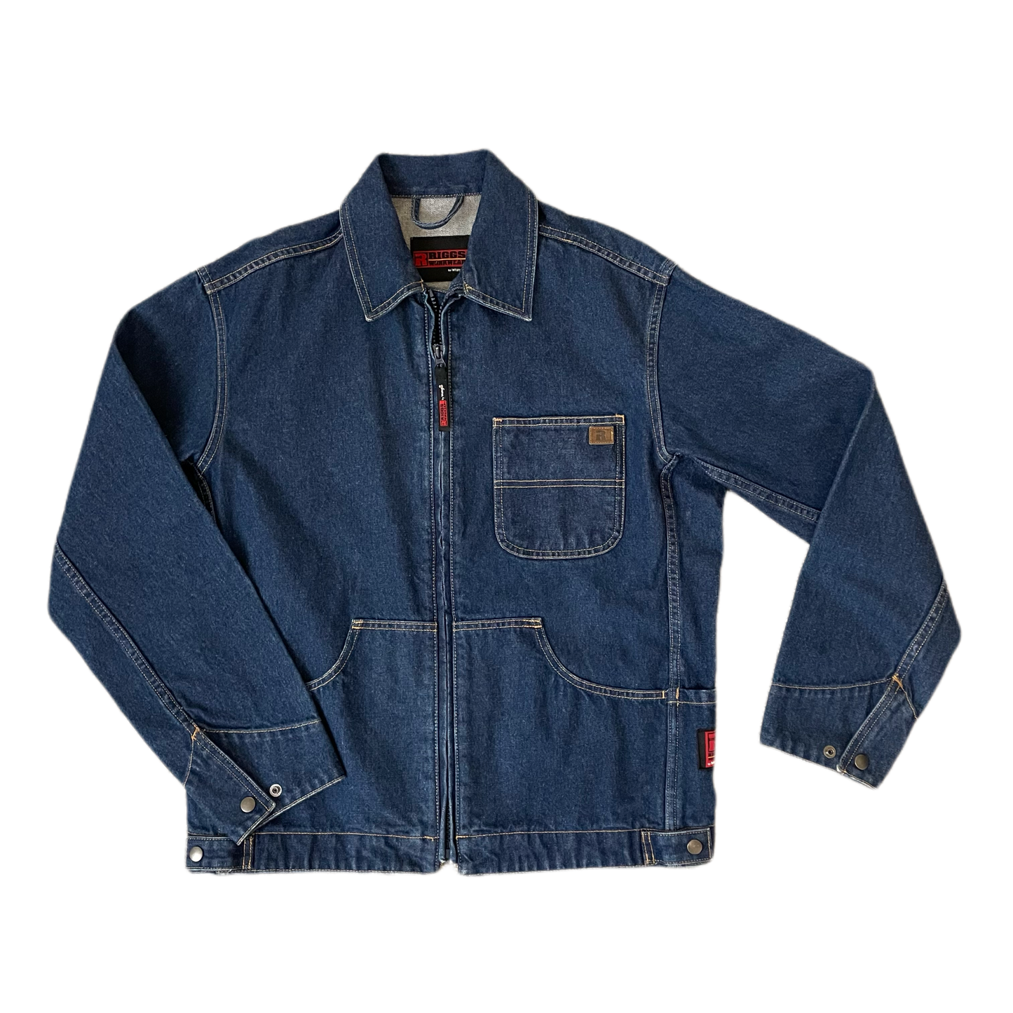 Riggs Workwear Full Zip Denim Overshirt - Men’s M